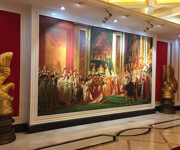 防城港市酒店壁画定制